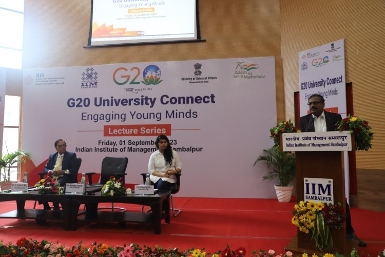 IIM Sambalpur Hosts Special Lecture on G20 Presidency