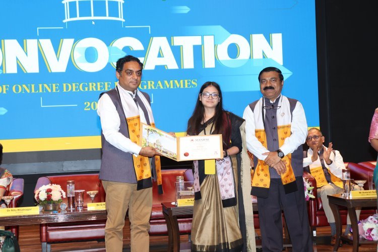 First Convocation Of Manipal University Jaipur Online Degree Programmes ...