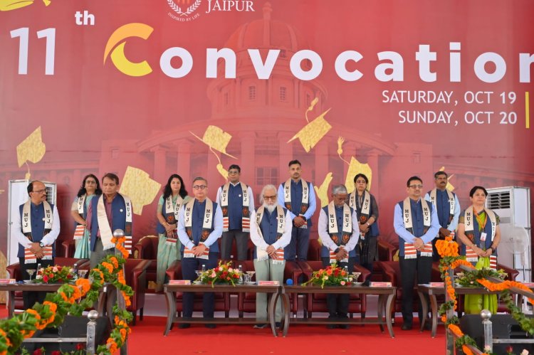 11th Convocation ceremony: Manipal University Jaipur Celebrates Academic Excellence for 2 days  